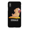 yoga pug exhale iPhoneX Case