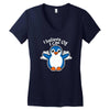 learning to fly Women's V-Neck T-Shirt