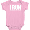 i run Baby Onesie