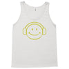 smiley dj techno,club,dance,music,rave retro Tank Top