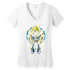 majin warrior Women's V-Neck T-Shirt