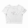 miss scissors rhinestone Crop Top