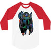 polygonal owl 3/4 Sleeve Shirt