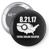 total solar eclipse 2017 Pin-back button