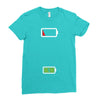 Mommy Dead Battery Ladies Fitted T-Shirt