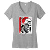 RED SUN - TANK TROOPER Women's V-Neck T-Shirt