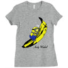 minion loves banana Ladies Fitted T-Shirt