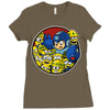 mega minions Ladies Fitted T-Shirt