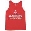 warning i do stupid things Tank Top