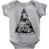 illuminati pizza Baby Onesie