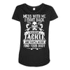 dont mess with my tackle Maternity Scoop Neck T-shirt