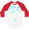 space invaders 3/4 Sleeve Shirt