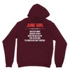 June Girl Hated By Many Unisex Hoodie