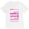 quens are born in july V-Neck Tee