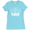 darth vader fun party trance Ladies Fitted T-Shirt