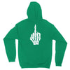 Flipping Someone Off Unisex Hoodie