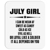 Super July Girl Mousepad