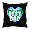 World's Best Dad Looks Like Throw Pillow