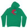 monster fish eats diver Unisex Hoodie