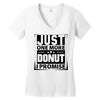 Just One More Donut I Promise Women's V-Neck T-Shirt