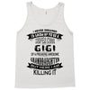 Super Cool Gigi Of A Freaking Awesome Granddaughter Tank Top