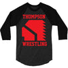 Thompson High School Wrestling (Vision Quest) 3/4 Sleeve Shirt