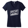best dad in the galaxy Women's V-Neck T-Shirt