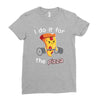 i do it for the pizza Ladies Fitted T-Shirt