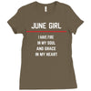 June Girl Ladies Fitted T-Shirt
