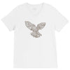 dove typography V-Neck Tee
