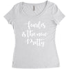 fearless is the new pretty Women's Triblend Scoop T-shirt