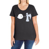 boo vs Ladies Curvy T-Shirt