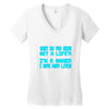 many lives Women's V-Neck T-Shirt