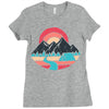 camp river Ladies Fitted T-Shirt