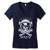 space pirate Women's V-Neck T-Shirt
