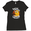 makin' bacon pancakes Ladies Fitted T-Shirt