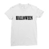 halloween Ladies Fitted T-Shirt