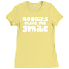 boobs Ladies Fitted T-Shirt