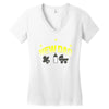 new dad Women's V-Neck T-Shirt