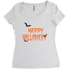 happy halloween . Women's Triblend Scoop T-shirt