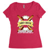 funny  creek paddle shop, ideal gift, birthday present Women's Triblend Scoop T-shirt