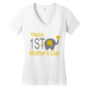 happy mother day Women's V-Neck T-Shirt