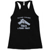 learn polish peace Racerback Tank
