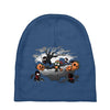 oblivious ninja trick or treat Baby Beanies