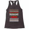 santa only comes once a year husband is always here to cheer Racerback Tank