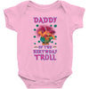 birthday troll daddy Baby Bodysuit