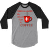 coffee lovers medical alert 3/4 Sleeve Shirt