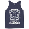 Never Underestimate Dog Rescuer Who Was Born December Tank Top