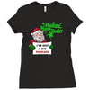 heapy new year funny santa claus christmas Ladies Fitted T-Shirt