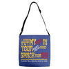 i wanna put my head in your head and smack your head Adjustable Strap Totes